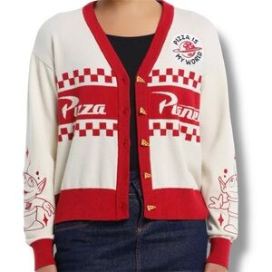 Disney Pixar Toy Story Aliens Pizza Planet Cardigan